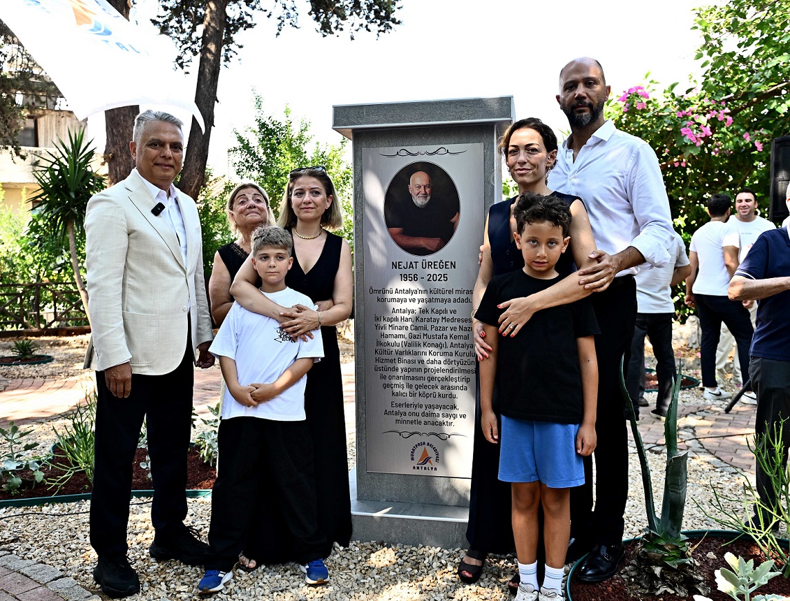 Mimar Nejat Üreğen’in adı, ömrünü adadığı Kaleiçi’nde yaşatılacak